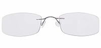 Rimless Titanium Eyeglasses Shape9